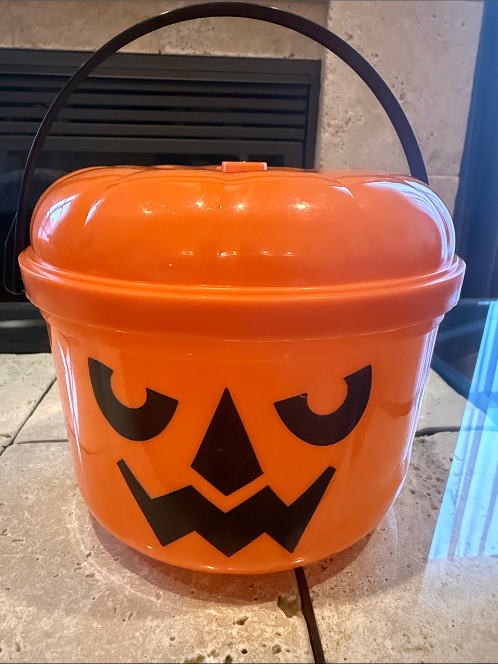 Vintage McDonald’s Halloween Pumpkin Candy Bucket - McJack 1985